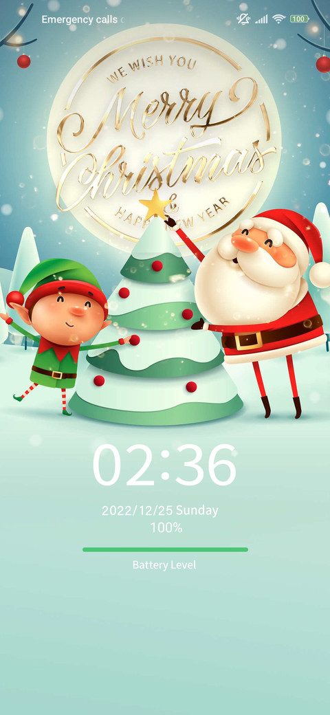 Christmas tree screenshot