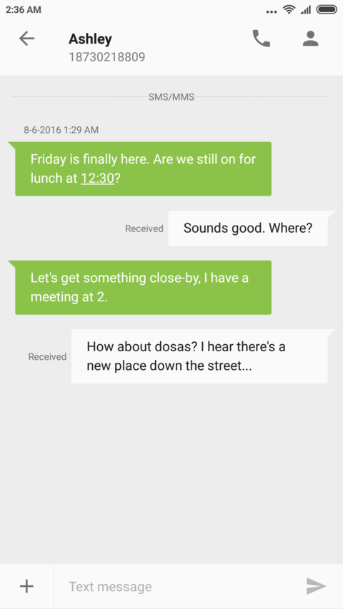 Android P DarkUi screenshot