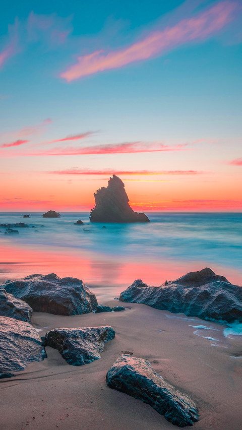 Praia da Adraga sunset, Lisbon screenshot