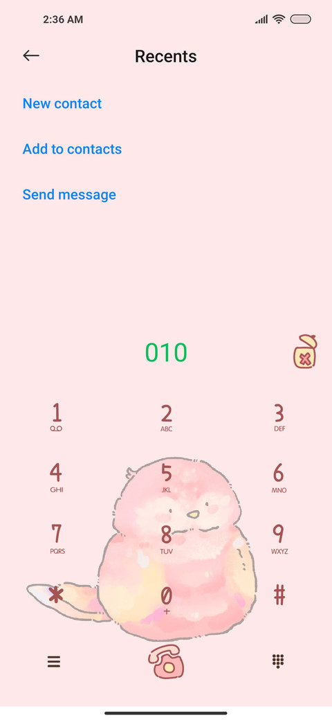 Peach parrot screenshot