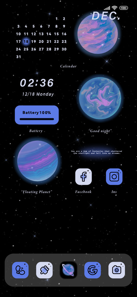 Psychedelic planet screenshot