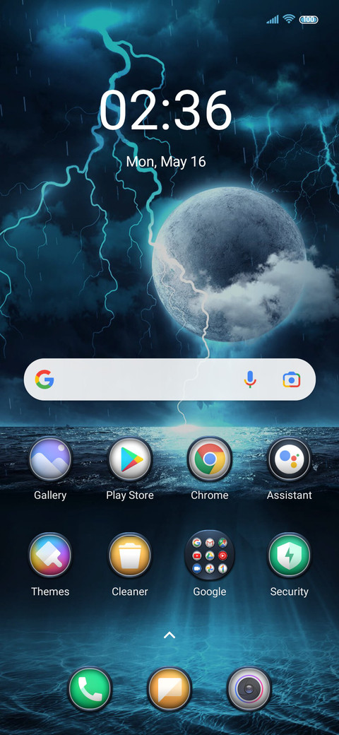 Storm ocean screenshot