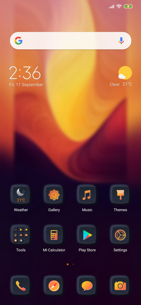 Black Orange screenshot