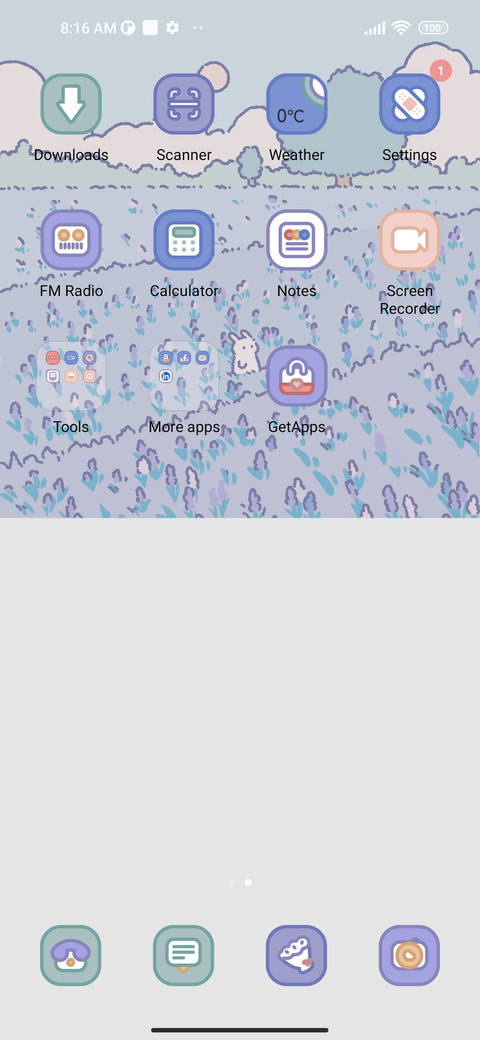 Purple Field screenshot