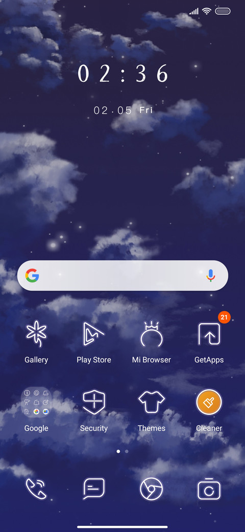 Vast Starry Sky screenshot