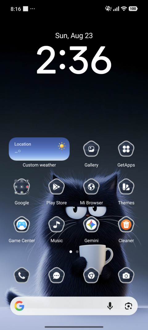 Coffee cat screenshot