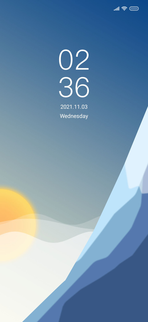 Sunrise cloud screenshot