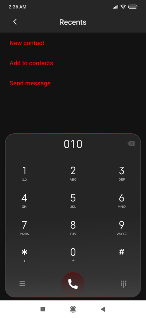 Red X Accent screenshot