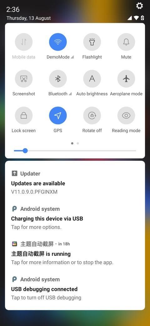 Pixel 4a screenshot