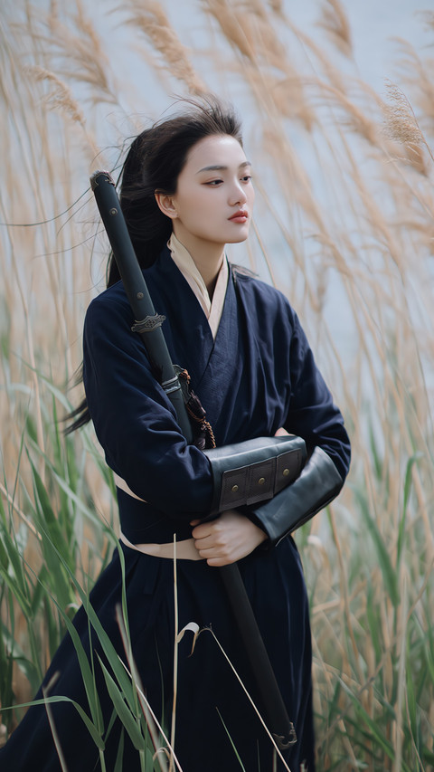 Girl with sword © HeiMaoAYi screenshot