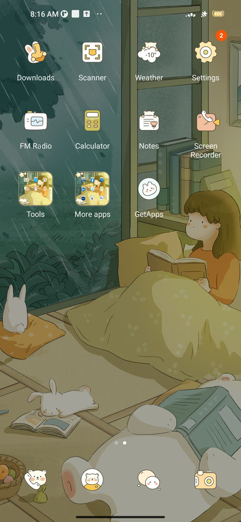 Read in the rain screenshot