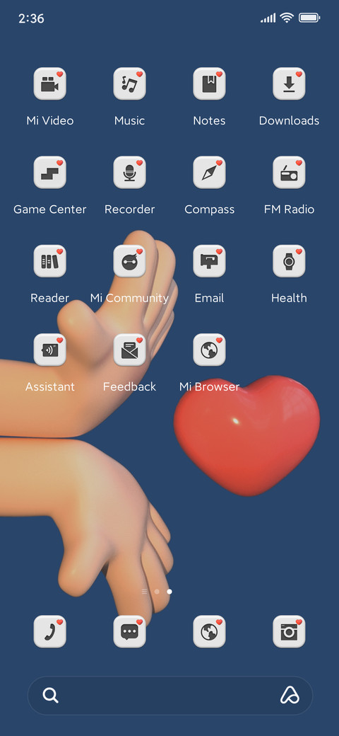 finger heart screenshot