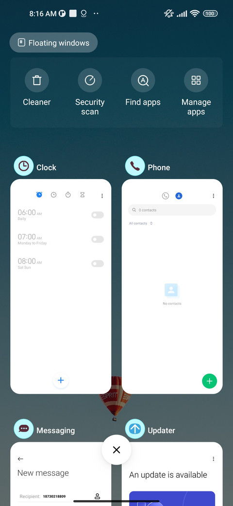 minimal balloon screenshot