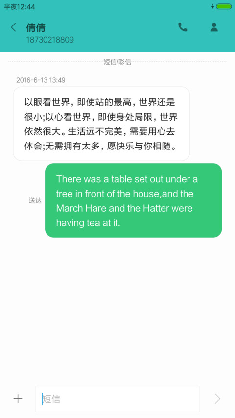 清新薄荷绿 screenshot