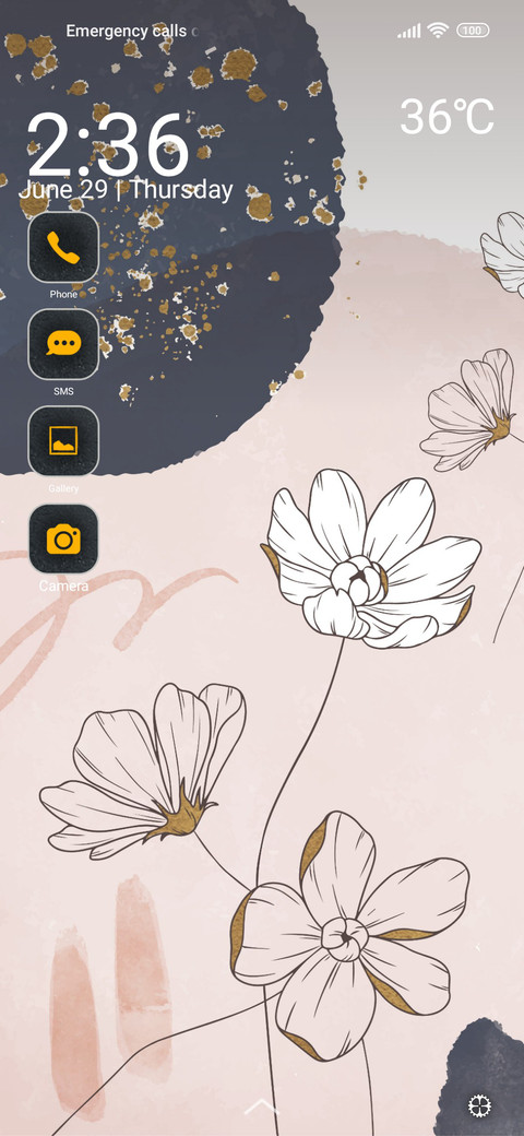 abstract flower screenshot