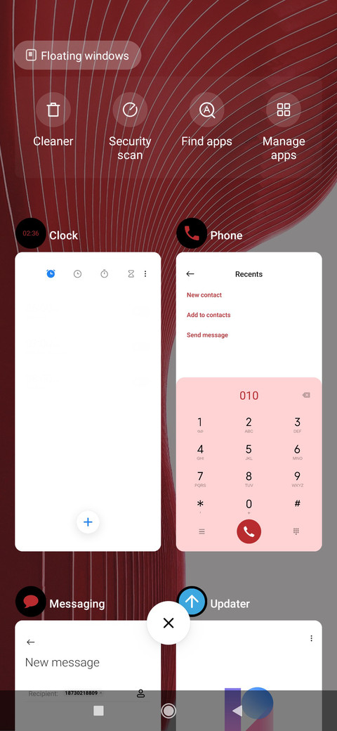 Red Abstract Lines_3MDS screenshot