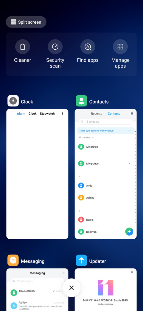 Navy Blue screenshot