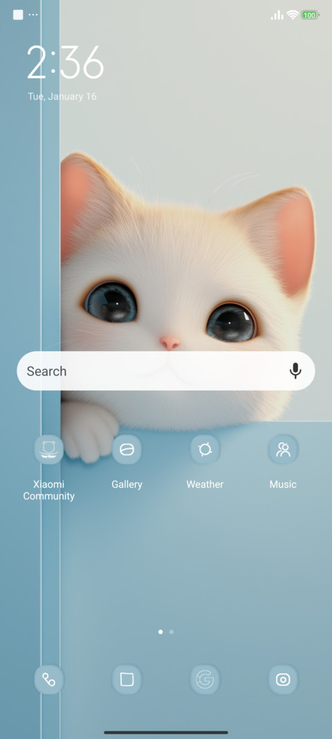 3D cat screenshot