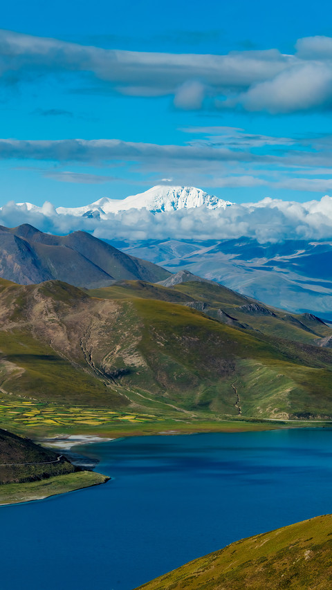 Yangzhuoyongcuo a sacred lake in xizang screenshot