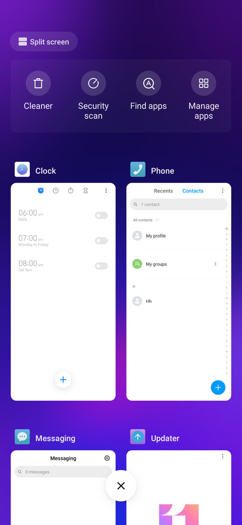 Gradient screenshot