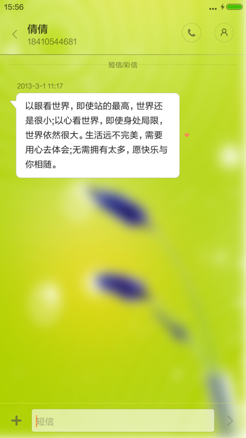 紫色花朵【音乐锁屏】 screenshot
