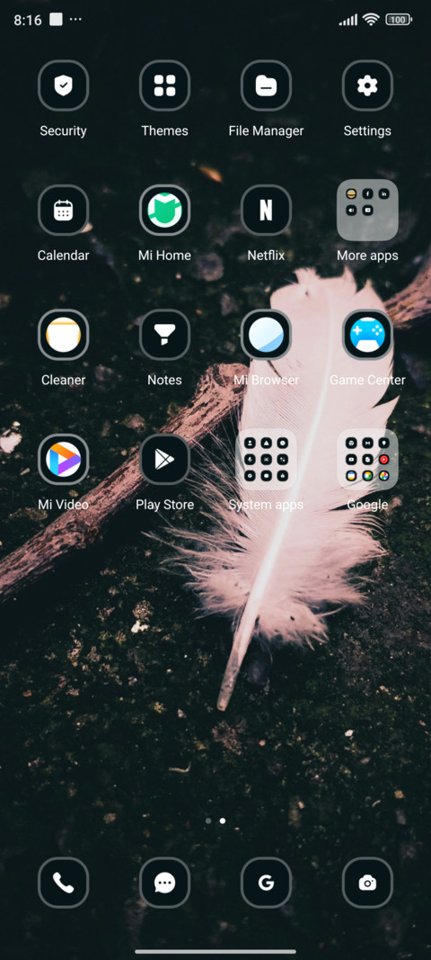 Feather screenshot