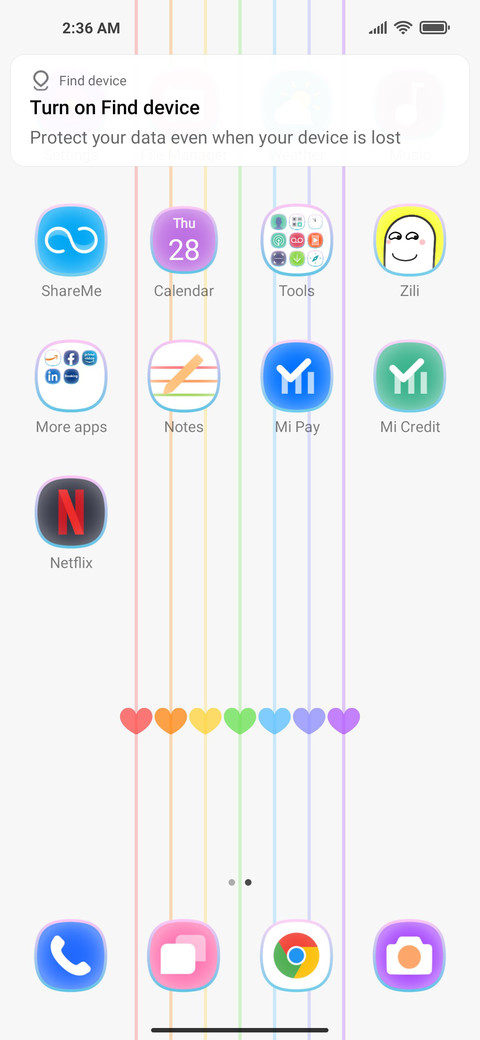 Heart Rainbow screenshot