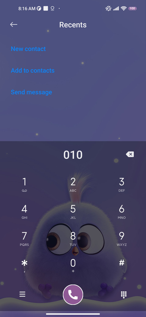 Angry Birds Purple screenshot