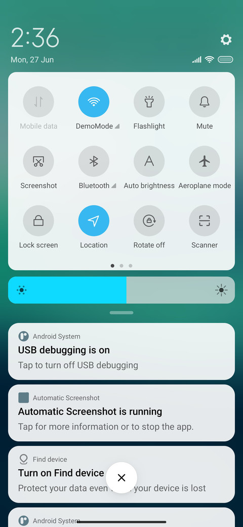 Minimalistic nine screenshot