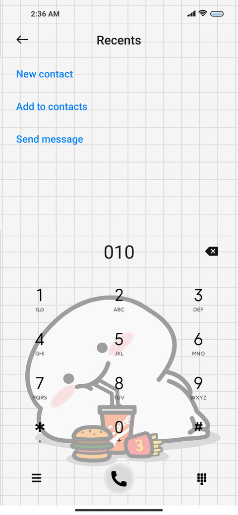 Strobe peek phone screenshot