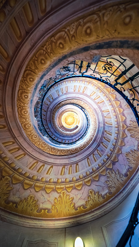Indoor staircase of the monastery screenshot