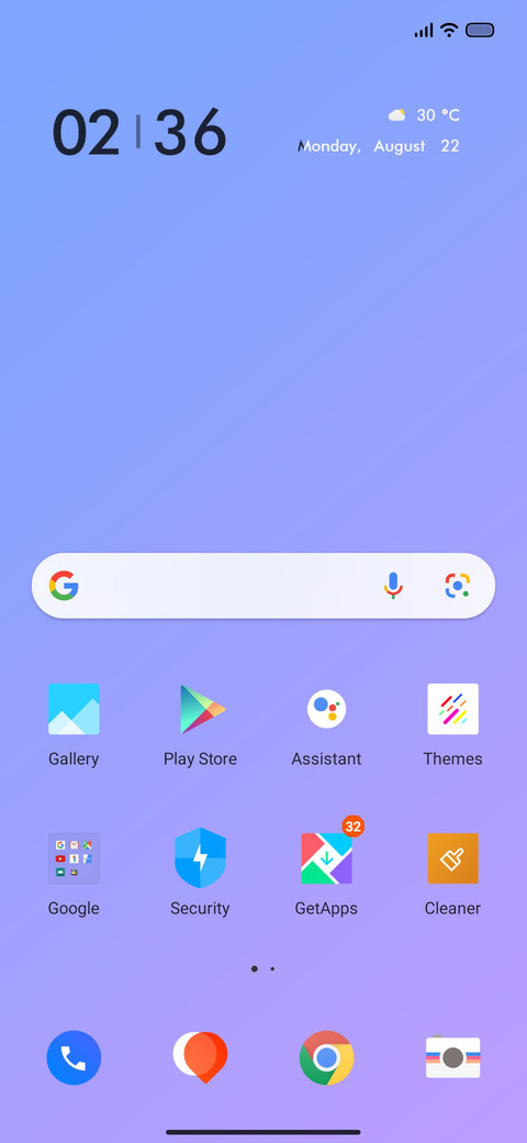 Minimal Gradient screenshot