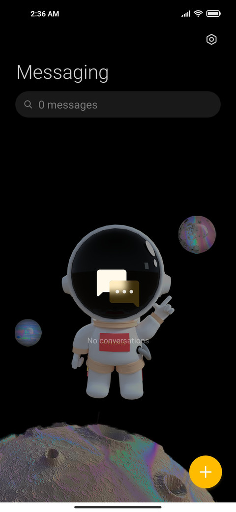3D astronauts screenshot