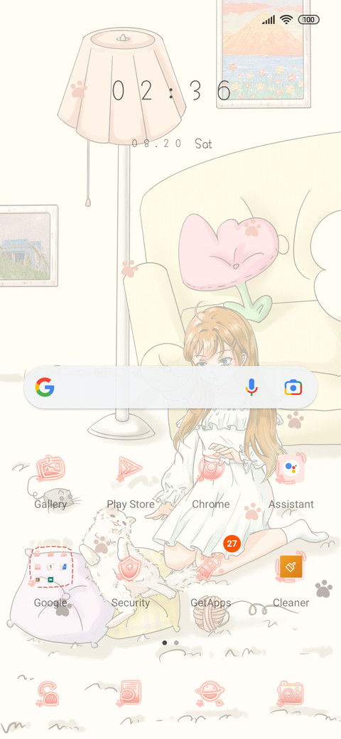 girl and cat screenshot