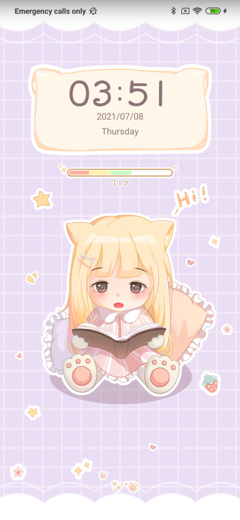 Book cat girl screenshot