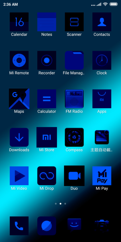 Star Blue_DWM19 screenshot