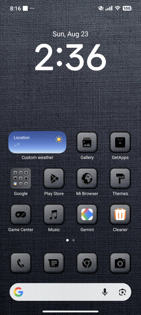 Gray V3 screenshot