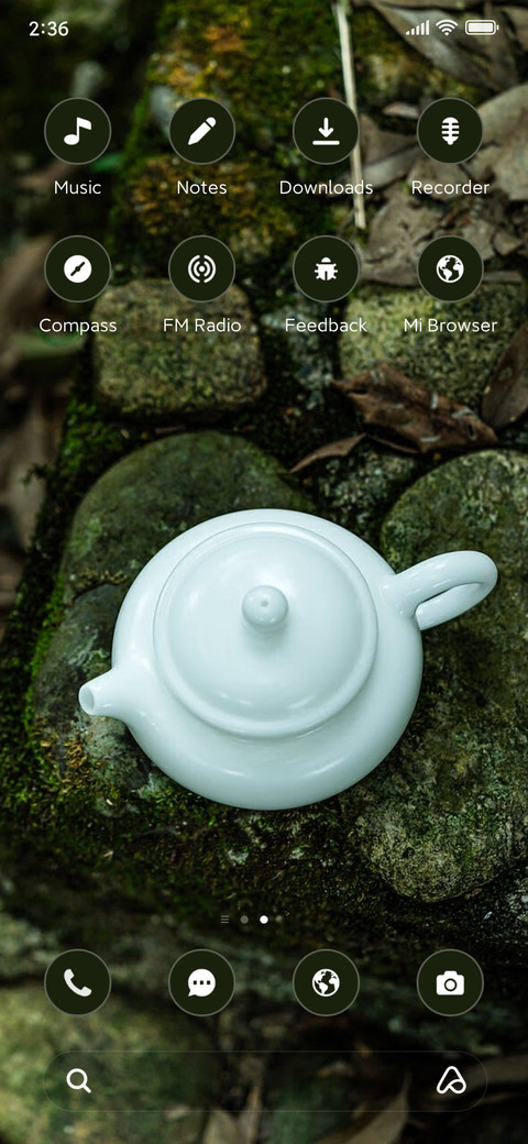 White screenshot