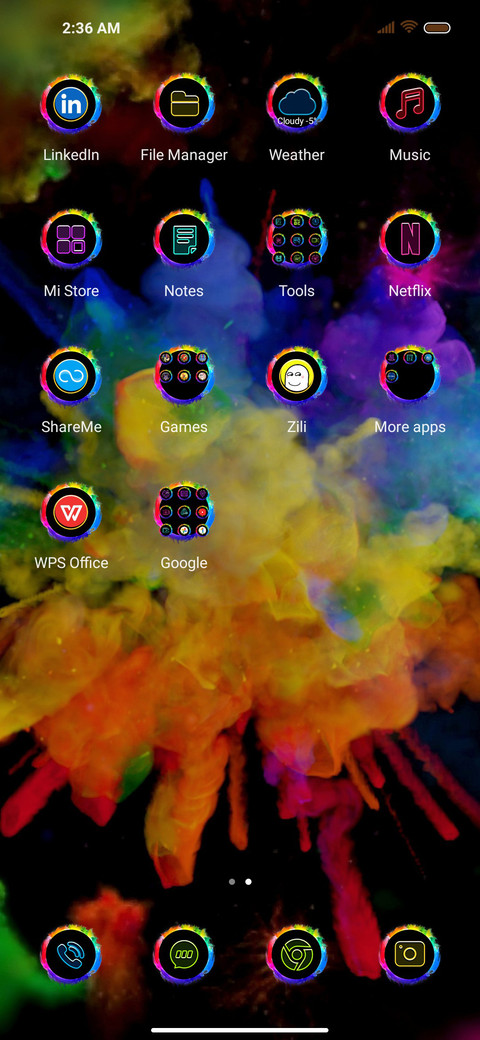 Pigment smoke screenshot