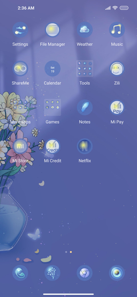 Periwinkle blue screenshot