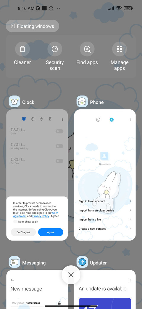 Rabbit BubbleCloud screenshot