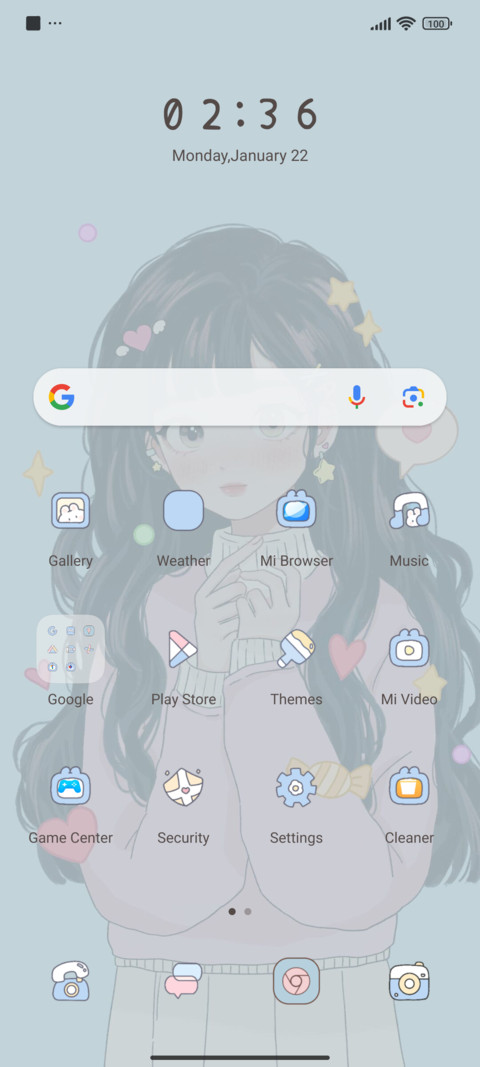 Vintage girl screenshot