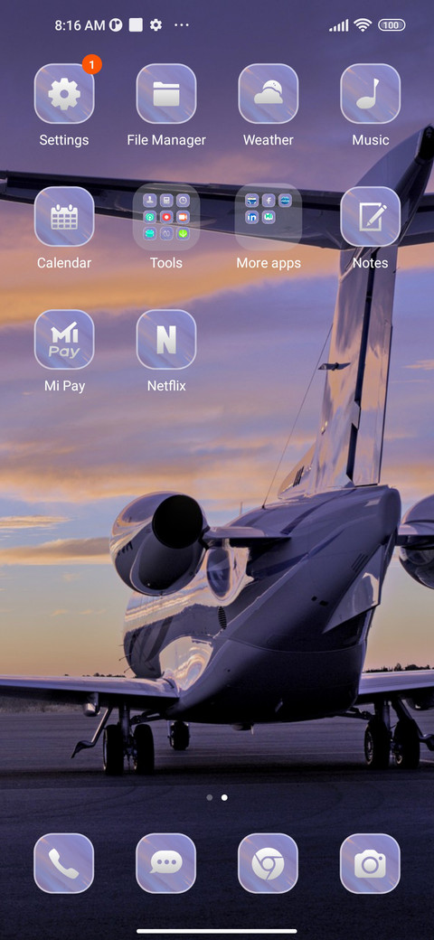 business jet screenshot
