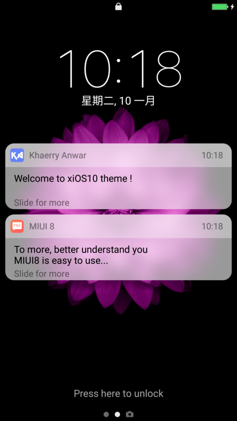 iOS 10 by trislank screenshot