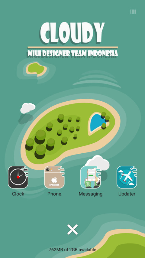 cloudy screenshot