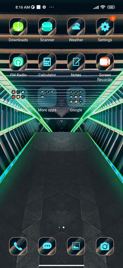neon tunnel screenshot