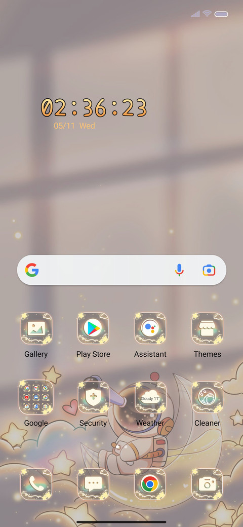 Astronaut light screenshot