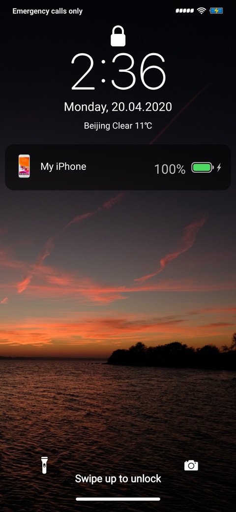 iOS Sunset V11 screenshot