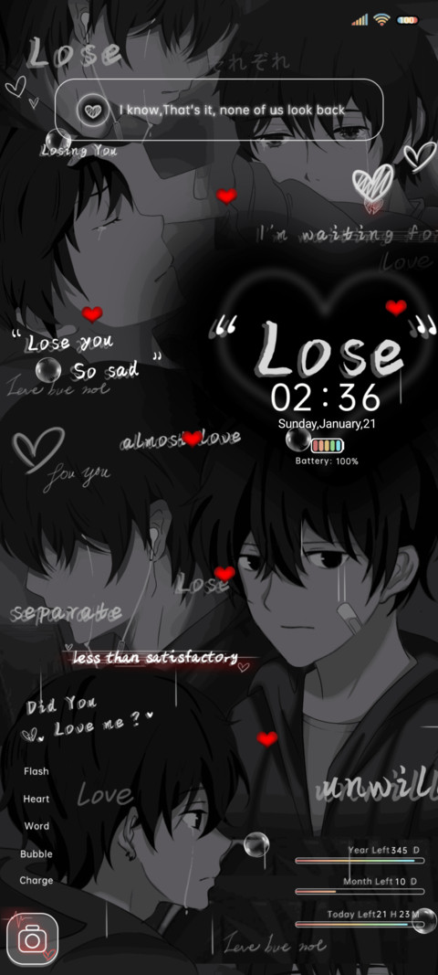 Sorrowful boy screenshot