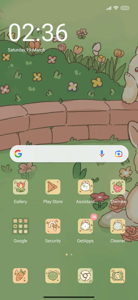 Rose Garden bunny screenshot